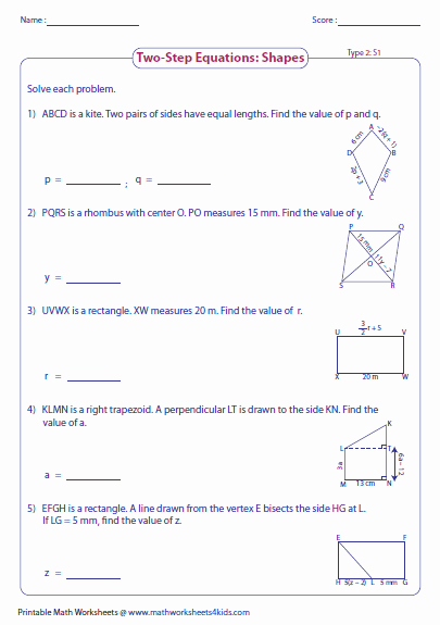 Two Step Equations Worksheet Lovely Two Step Equation Worksheets