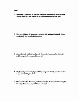 Two Step Word Problems Worksheet Lovely 3rd 4th Grade Two Step Word Problems All Operations by