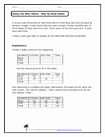 Two Way Frequency Table Worksheet Lovely Using Two Way Tables Worksheets