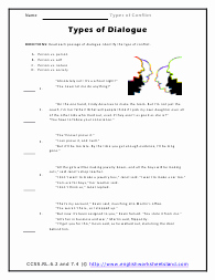 Types Of Conflict Worksheet New Types Of Conflict Worksheets