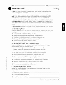 Types Of Nouns Worksheet Awesome Kinds Of Nouns Worksheet Hot Resources 2 4