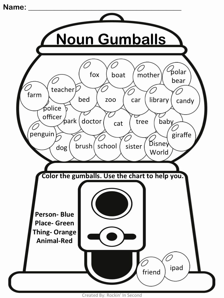 Types Of Nouns Worksheet Lovely Nouns are Sweet Activities &amp; Anchor Chart Mon Core
