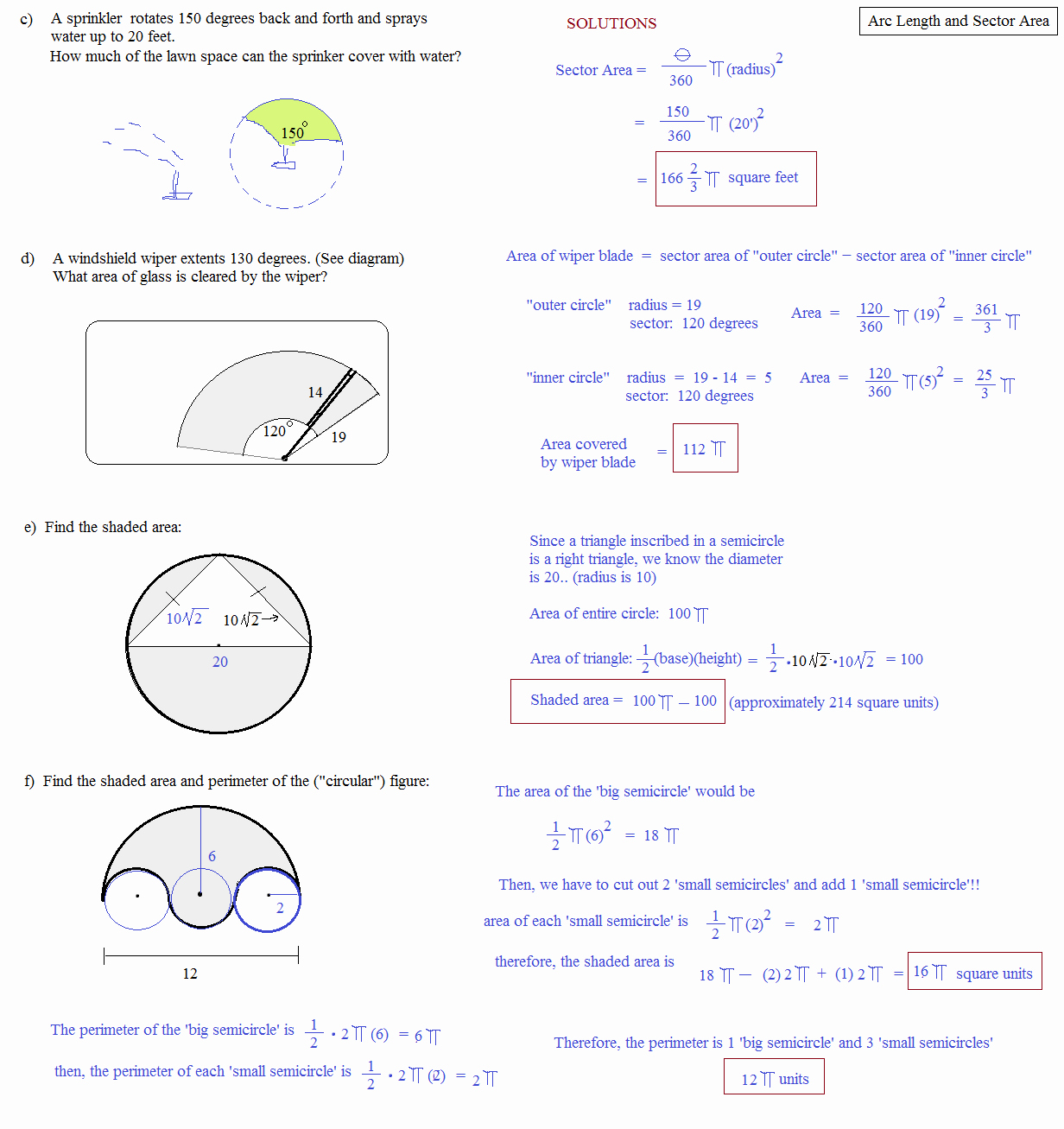 50 Unit Circle Worksheet With Answers