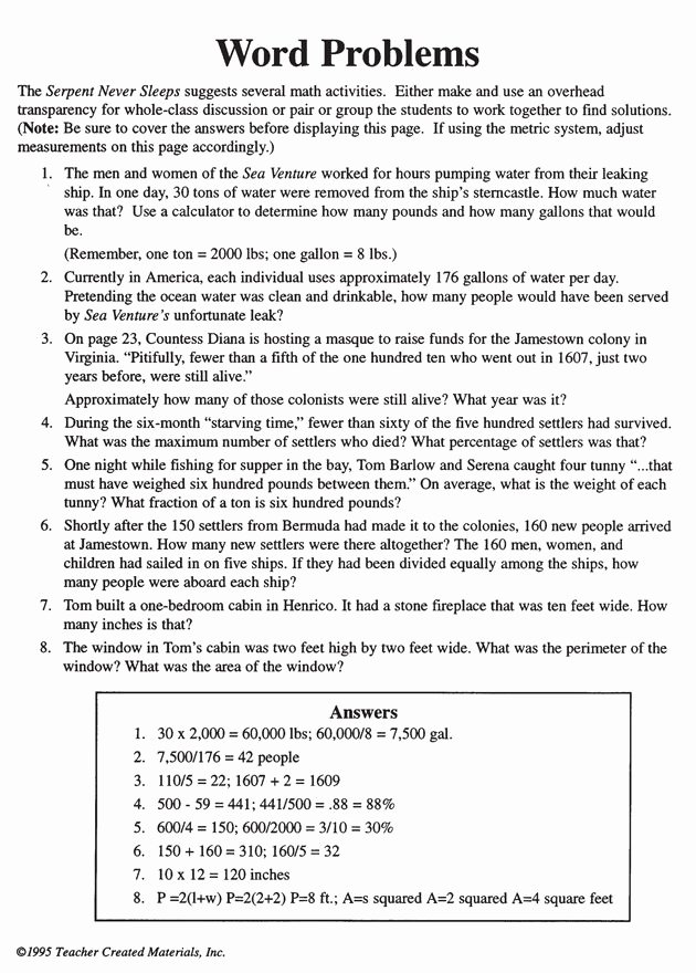 Unit Conversion Word Problems Worksheet Luxury the Word Problems In This Printable Worksheet are All