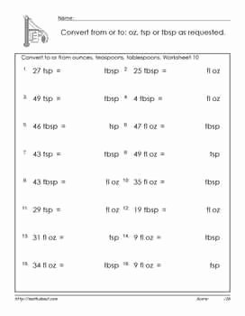 Unit Conversion Worksheet Answers Best Of Algebra 1 Unit Conversion Worksheet Answers
