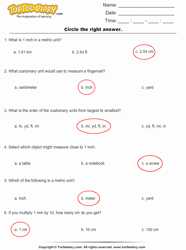Unit Conversion Worksheet Answers Best Of Metric Unit Conversion Length Worksheet Turtle Diary
