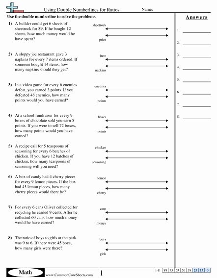 Unit Rate Worksheet 7th Grade Beautiful Unit Rate Worksheet