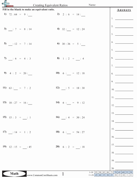 Unit Rate Worksheet 7th Grade