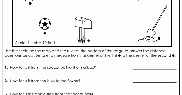 Using A Map Scale Worksheet Best Of Map Scale Worksheet 4th Grade social Stu S