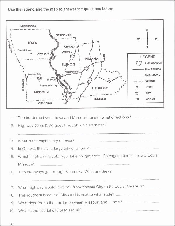 Using A Map Scale Worksheet Inspirational Map Scale Worksheet 3rd Grade the Best Worksheets Image