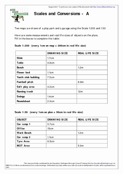 Using A Map Scale Worksheet Luxury Maps Scales and Conversions Worksheet for 6th 8th Grade