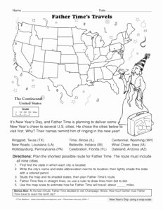 Using A Map Scale Worksheet Luxury Results for Map Skills Worksheet