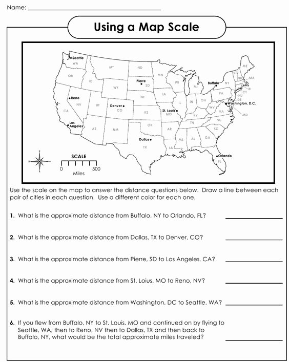 50 Using A Map Scale Worksheet Chessmuseum Template Library 50 Using A Map Scale Worksheet Chessmuseum Template Library