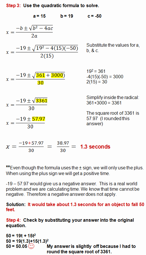 Using the Quadratic formula Worksheet Unique Quadratic formula