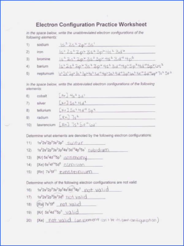 Valence Electrons Worksheet Answers Awesome Valence Electrons Worksheet Answers