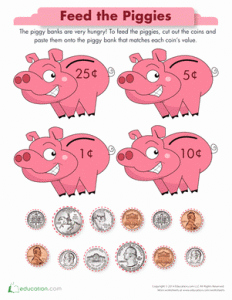 Values Of Coins Worksheet Beautiful 30 Identifying Coins and Coin Values Worksheets