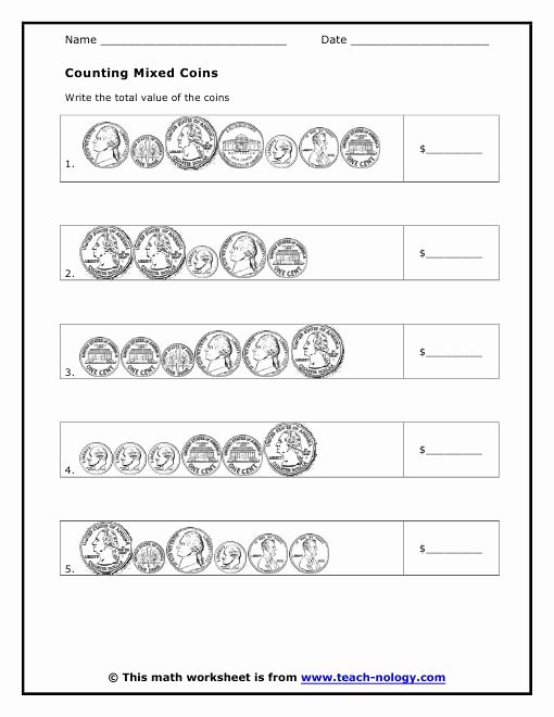 Values Of Coins Worksheet Fresh 17 Best Images About Money On Pinterest