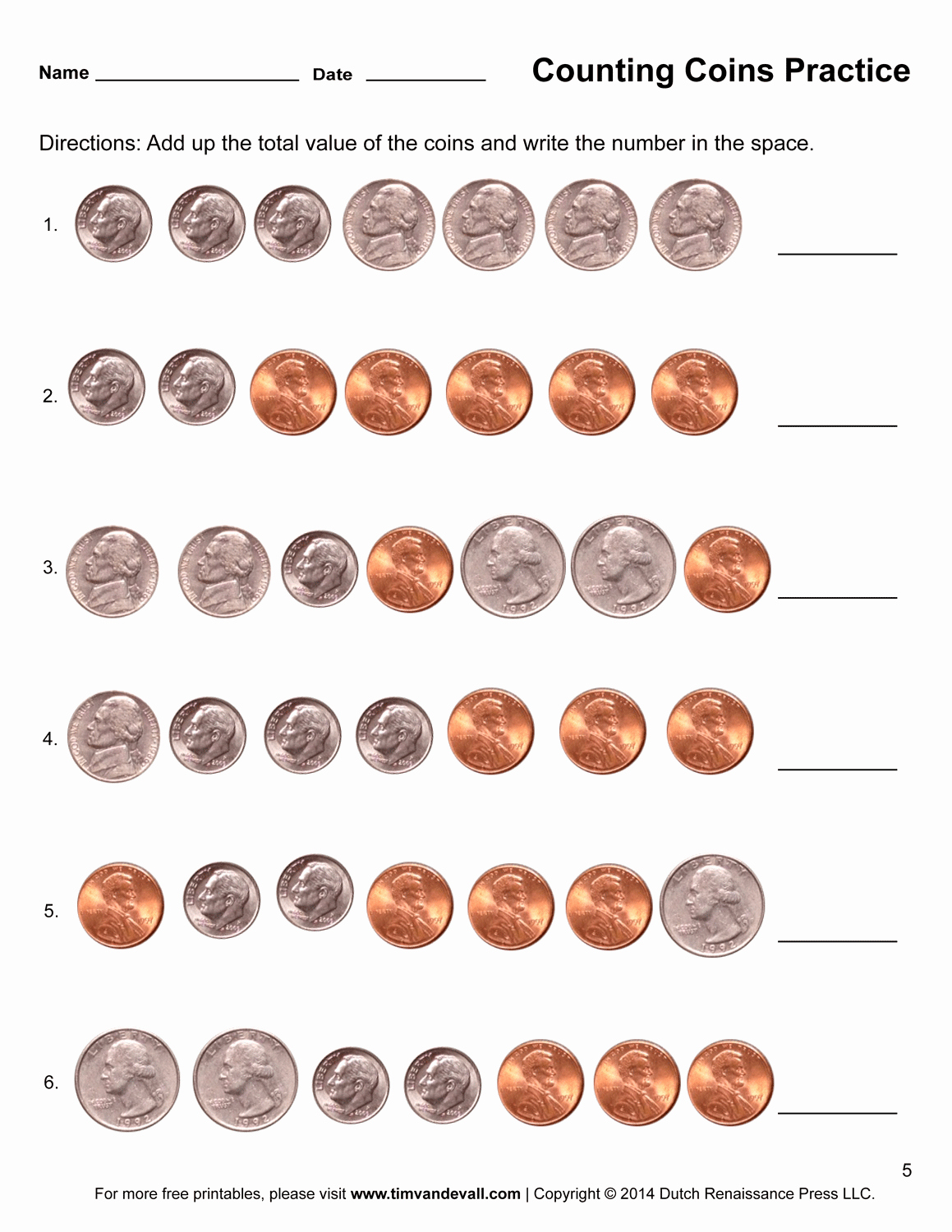 Values Of Coins Worksheet Luxury Free Counting Coins Worksheet