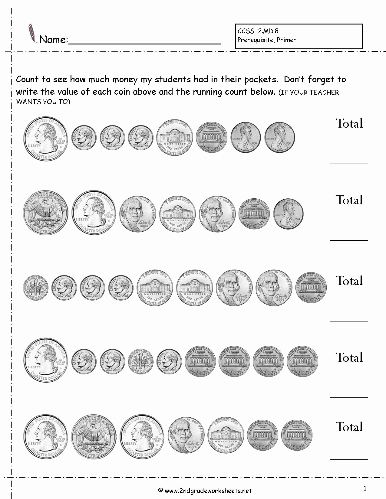 Values Of Coins Worksheet New 12 Best Of Counting Money Worksheets 4th Grade