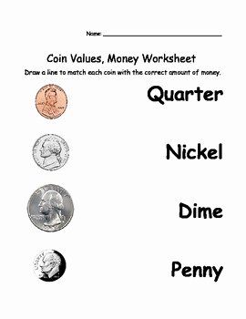 Values Of Coins Worksheet New Money Math Addition Coin Value Values Worksheet by Ms