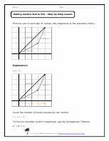 Vector Addition Worksheet with Answers Inspirational Adding Vectors End to End Worksheets