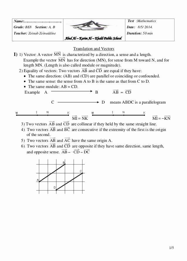 50 Vector Worksheet Physics Answers 