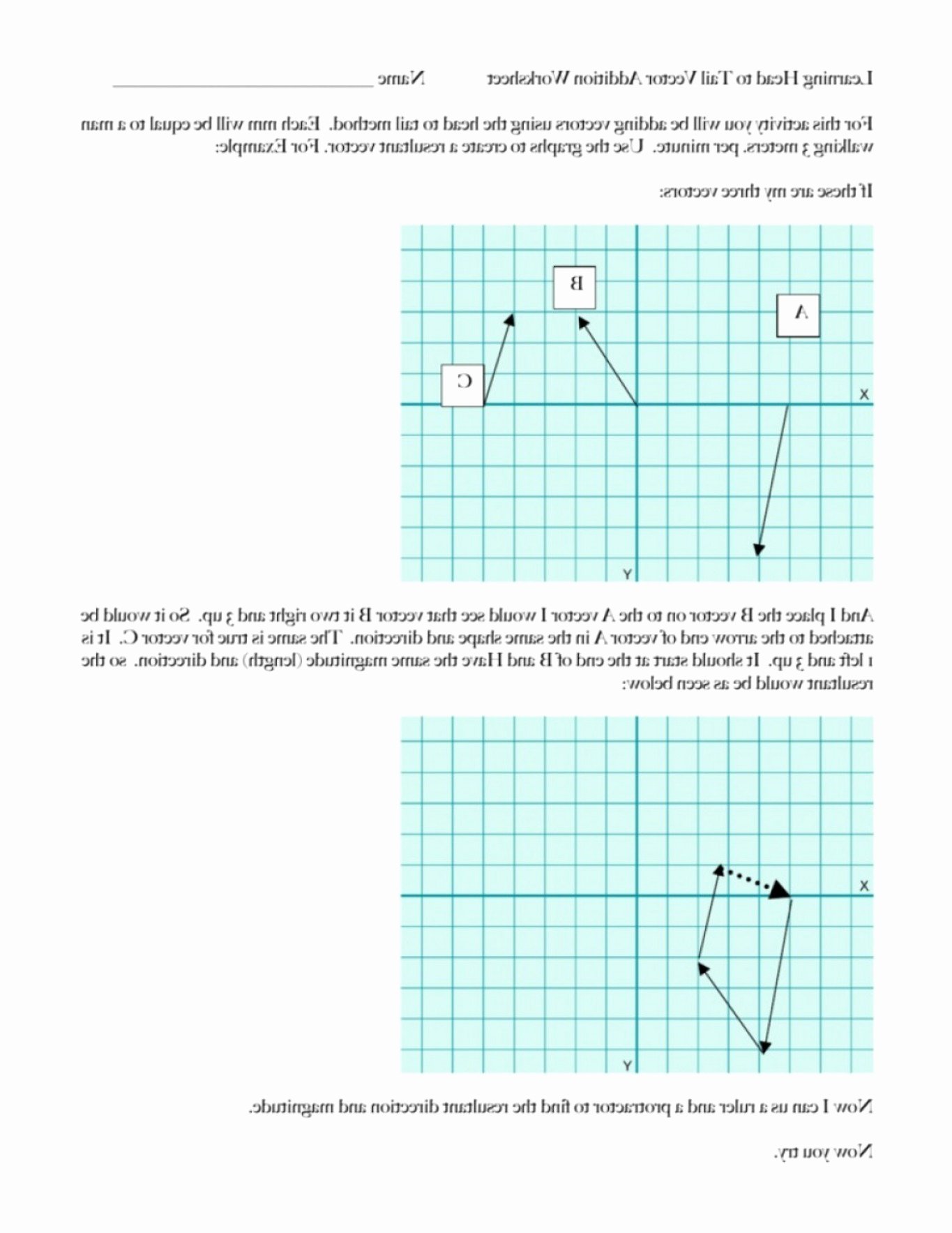 Vector Worksheet Physics Answers Unique Adding Vectors In Physics Worksheets