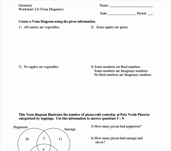 Venn Diagram Word Problems Worksheet Elegant 10 Venn Diagram Worksheet Templates Pdf Doc