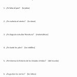 Verbs Like Gustar Worksheet Awesome 10 Best Of Worksheets Spanish Verb Gustar Spanish
