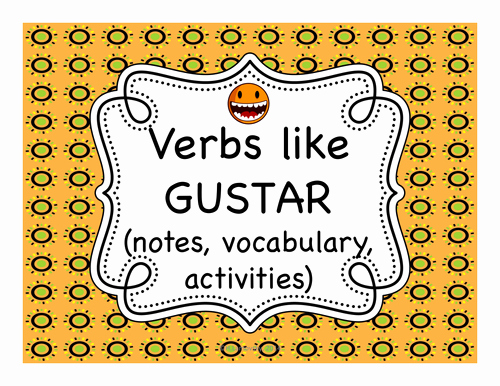 Verbs Like Gustar Worksheet Inspirational Spanish Tutorial Worksheet Like &amp; Dislike Gustar by