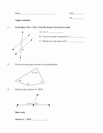 Vertical Angles Worksheet Pdf Best Of Angles topic 1 Big Ideas Math