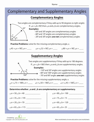 Vertical Angles Worksheet Pdf Unique Get the Right Angle