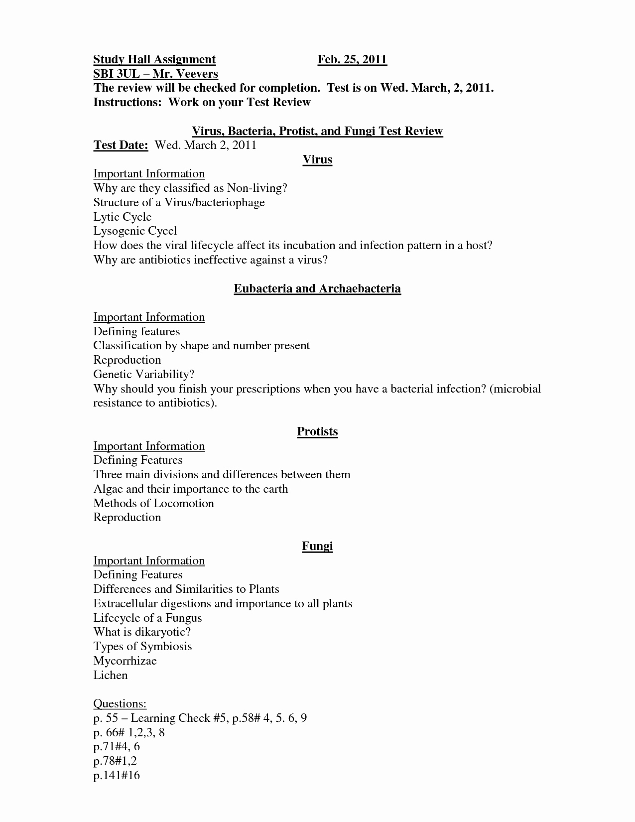 Virus and Bacteria Worksheet Answers Awesome 14 Best Of Viruses and Bacteria Worksheets