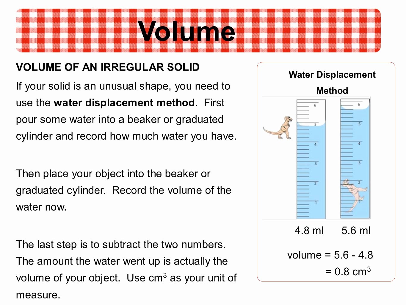 Volume by Water Displacement Worksheet Inspirational Volume Irregular solids Worksheets