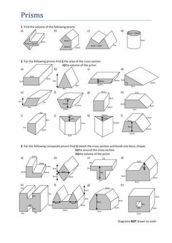 50 Volume Of Composite Figures Worksheet