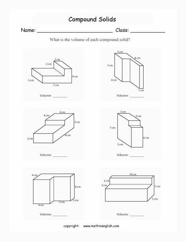 Volume Of Composite Figures Worksheet Luxury Calculate the Volume Of these Pound Shapes and solids