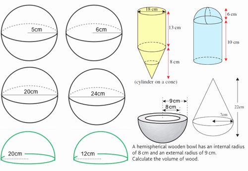Volume Of Sphere Worksheet Unique Volume and Surface area Of Spheres Pyramids Cones and