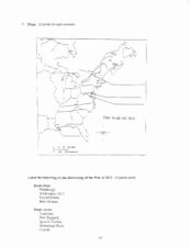 War Of 1812 Worksheet Best Of War Of 1812 Map and Label 7th 8th Grade Worksheet