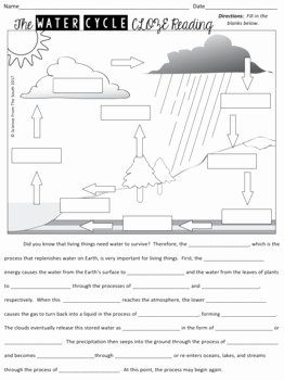 Water Cycle Worksheet Answer Key Lovely Water Cycle Diagram Worksheet the Best Worksheets Image