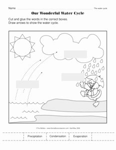 Water Cycle Worksheet Middle School Inspirational 17 Best Of Worksheets About Water Pollution Air