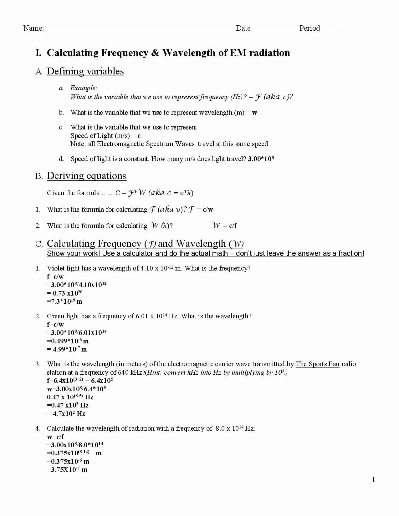 Waves Worksheet Answer Key Awesome 16 Best Of Wave Worksheet 1 Answer Key Labeling