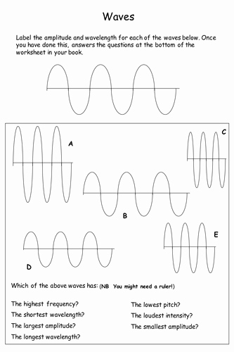 Waves Worksheet Answer Key Lovely Transverse and Longitudinal Waves by Gracious51