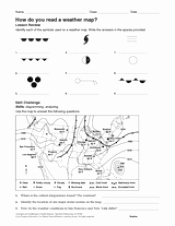 Weather Map Symbols Worksheet Awesome How Do You Read A Weather Map Weather Science Printable