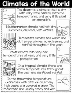 Weather Vs Climate Worksheet Awesome World Climate Zones for Kids Worksheets Google Search