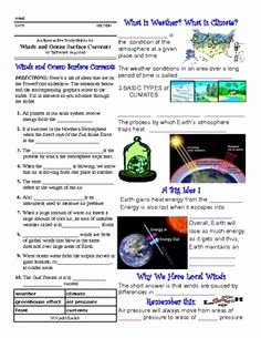 Weather Vs Climate Worksheet Unique Weather Worksheet New 352 Weather Fronts Worksheet Answer Key