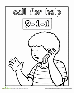 Whose Phone is This Worksheet Inspirational 911 Phone Coloring Page