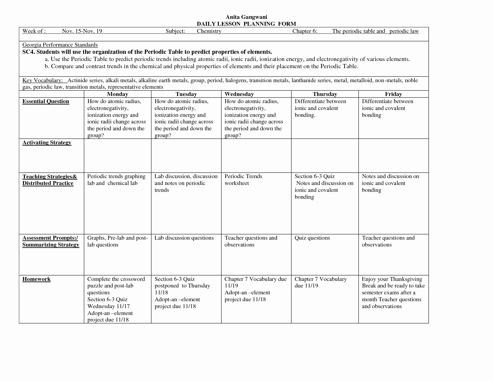 Worksheet Periodic Trends Answers Luxury Exploring Trends the Periodic Table Worksheet Answer