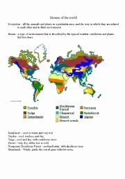 World Biome Map Coloring Worksheet Beautiful English Worksheets Biomes Of the World