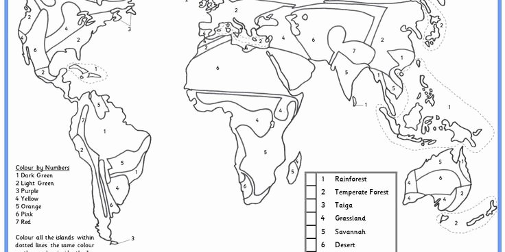 World Biome Map Coloring Worksheet Best Of World Biome Map Coloring Page History Class Things