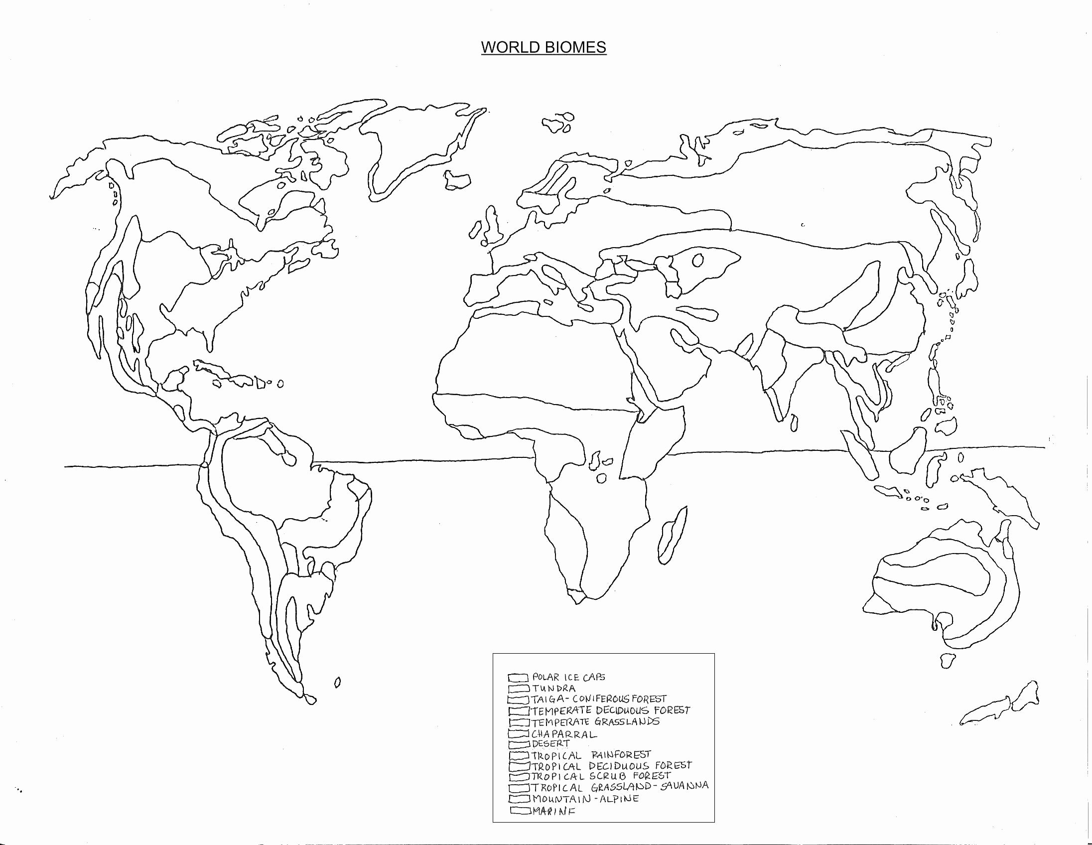 World Biome Map Coloring Worksheet Best Of World Biomes Map School Science
